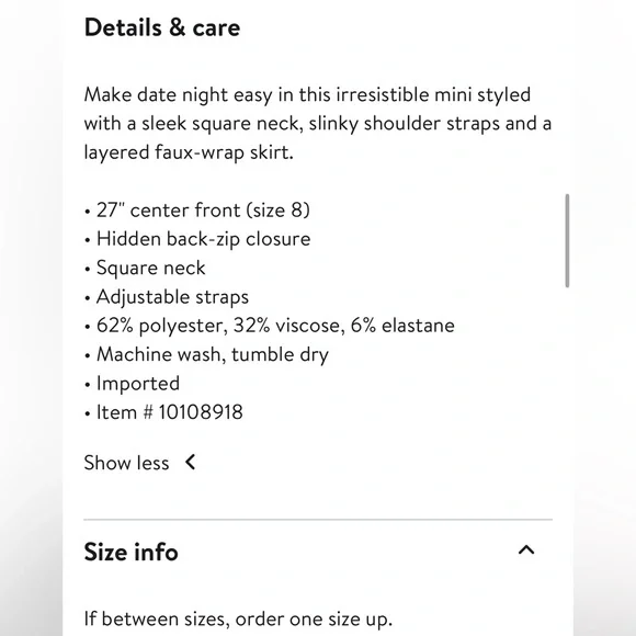 NWT French Connection Whisper Faux Mini Dress - Picture 4 of 9